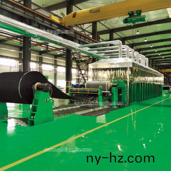 織(zhi)物(wu)芯輸(shu)送(song)帶(dai)生(sheng)産(chan)線(xian)